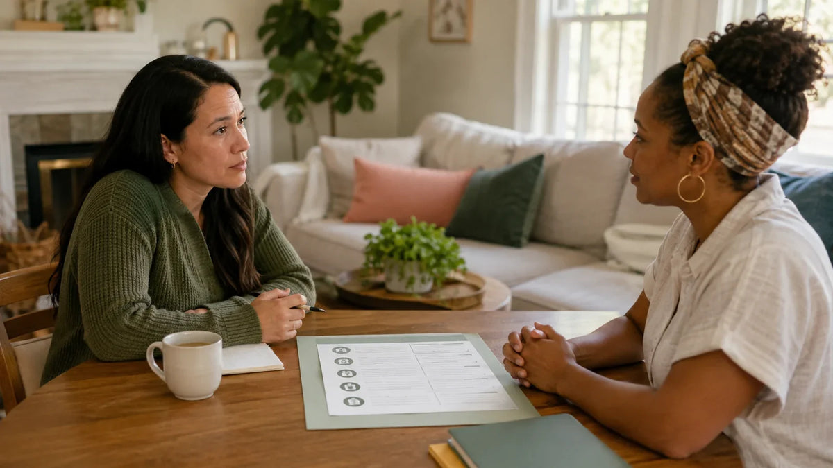 Structured nanny interview questions and scoring sheet